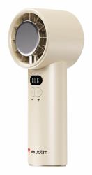 Verbatim Cool 'n' Go Ice Touch Plata, Blanco Ventilador de mano 