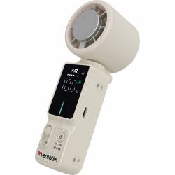 Verbatim 32348 ventilador y nebulizador personal de mano Blanco, Plata Ventilador de mano 