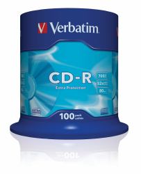 Verbatim CD-R Extra Protection 700 MB 52x 100 pieza[s] 