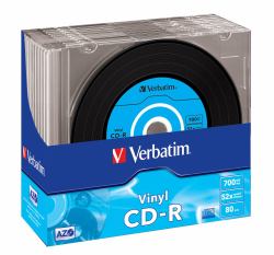 Verbatim CD-R AZO Data Vinyl 700 MB 52x 10 pieza[s] 