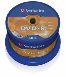 Verbatim DVD-R Matt Silver 4,7 GB 50 pieza[s] 
