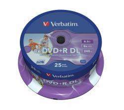 Verbatim 43667 DVD en blanco 8,5 GB DVD+R DL 25 pieza[s] 