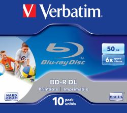 Verbatim 43736 disco blu-ray lectura/escritura [BD] BD-R 50 GB 10 pieza[s] 