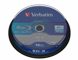 Verbatim BD-R SL 25GB 6 x 10 Pack Spindle 10 pieza[s] 