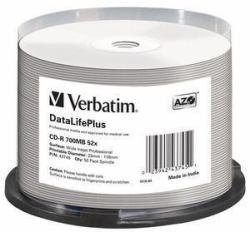 Verbatim CD-R 52x DataLifePlus 700 MB 50 pieza[s] 