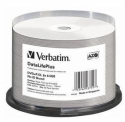 Verbatim DataLifePlus 8,5 GB DVD+R DL 50 pieza[s] 