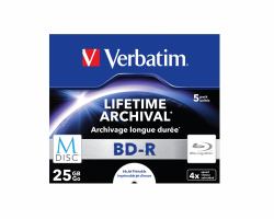 Verbatim M-Disc 4x BD-R 25 GB 5 pieza[s] 
