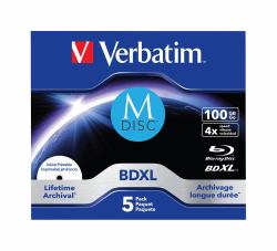 Verbatim 43834 disco blu-ray lectura/escritura [BD] BDXL 100 GB 5 pieza[s] 