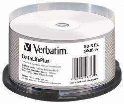 Verbatim 43848 disco blu-ray lectura/escritura [BD] BDXL 100 GB 25 pieza[s] 