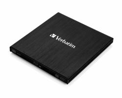 Verbatim External Slimline unidad de disco óptico Blu-Ray RW Negro 