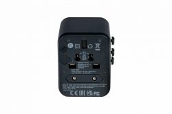 Verbatim 49544 adaptador de enchufe eléctrico Universal Negro 