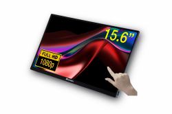 Verbatim 49592 pantalla para PC 39,6 cm [15.6"] 1920 x 1080 Pixeles Full HD LCD Pantalla táctil Negro 