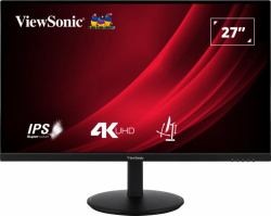 Viewsonic VG Series VG2708-4K pantalla para PC 68,6 cm [27"] 3840 x 2160 Pixeles 4K Ultra HD LED Negro 