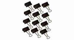 Wedo 64 21432 pinza sujetapapel Metal, Níquel 12 pieza[s] 