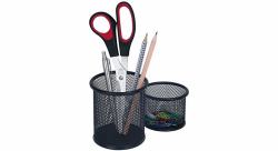 Wedo 65 401 porta lápices Metal Negro 