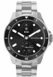 Withings ScanWatch Nova 1,6 cm [0.63"] OLED 42 mm Híbrido Negro, Acero inoxidable GPS [satélite] 