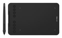 XPPen Deco mini7 V2 Drawing Pad tableta digitalizadora Negro 5080 líneas por pulgada 177,8 x 111,1 mm USB 