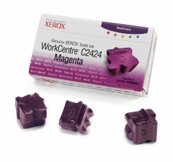 Xerox Tinta sólida magenta de marca para WorkCentre C2424 [3 barras] 