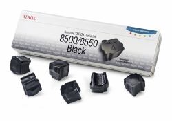 Xerox Tinta sólida negra de marca 8500/8550 [6 barras] 