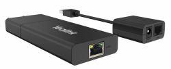 Yealink USB2CAT5E-EXT Transmisor y receptor de red Negro 