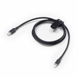 ZAGG 409912831 cable de teléfono móvil Negro 1 m USB C Lightning 