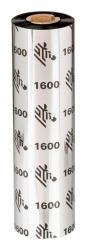 Zebra Cinta de Cera 1600, 110mm x 450m, Económica, Núcleo de 1in, 18 rollos/caja 