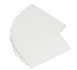 Zebra 104523-116 tarjet de plástico en blanco 