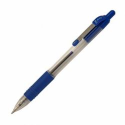Zebra Pen Z-Grip Azul Bolígrafo de punta retráctil con pulsador 