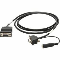 Zebra Motorola 25-13227-03R cable de serie Negro 1,83 m DB9 