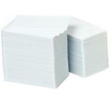 Zebra 800050-167 tarjet de plástico en blanco 