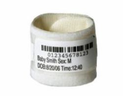 Zebra LB2-BABY-P muñequera Blanco Pulsera de hospital 