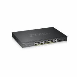 Zyxel GS1920-24HPv2 Gestionado L2/L3/L4 Gigabit Ethernet [10/100/1000] Energía sobre Ethernet [PoE] Negro 