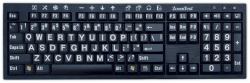 ai squared Zoomtext Teclado - White letters on Black keys- USB. [1Year warranty] - Versión UK