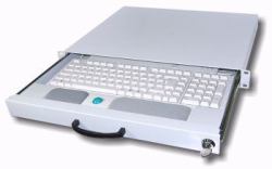 aixcase AIX-19K1U-W 19" rack consola de rack Blanco 