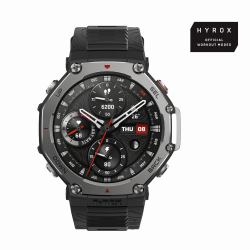 Amazfit T-Rex 3 3,81 cm [1.5"] AMOLED 48.5 mm Digital 480 x 480 Pixeles Pantalla táctil Negro Wifi GPS [satélite] 
