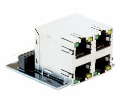 beroNet BNSBCPLUGPRI conector 4 Blanco 