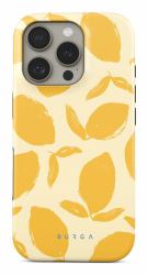 BURGA Lemon Tart funda para teléfono móvil 15,5 cm [6.1"] Amarillo, Blanco 