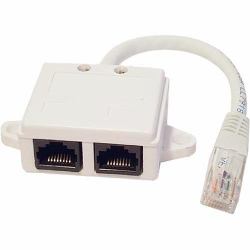 Cablenet 22-2138 divisor de red Blanco 