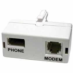 Cablenet 22-2909 teléfono divisor BS 6312 M RJ-11 F + BS 6312 F Blanco 