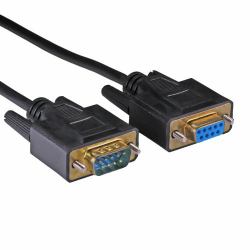 Cablenet 32-0389 cable de serie Negro 10 m D9 