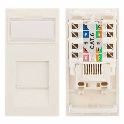 cablenet CNL 25x50mm C6 UTP MODULE Wh