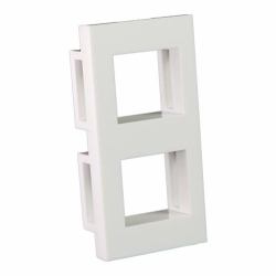 cablenet 50PK LJ6C Ks ANGLED SHUTTER Bk