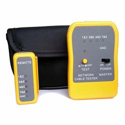 Cablenet 87-3555 comprobador de cables de red Comprobador de cables UTP/STP Gris, Amarillo 
