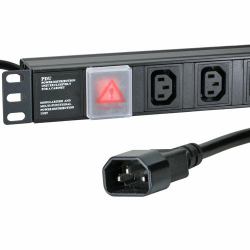 Cablenet IEC12VC14 unidad de distribución de energía [PDU] 12 salidas AC 0U Negro 