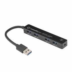 connektgear 25-0059 hub de interfaz USB 3.2 Gen 1 [3.1 Gen 1] Type-A 5000 Mbit/s Negro, Blanco 