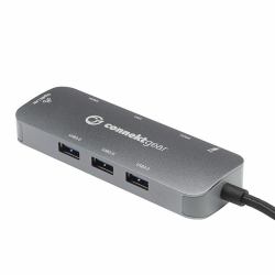 connektgear 25-0101 base para portátil y replicador de puertos USB 3.2 Gen 1 [3.1 Gen 1] Type-C Gris 