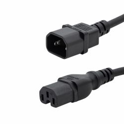 connektgear 27-0327 cable de transmisión Negro 3 m C14 acoplador C15 acoplador 
