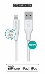 eSTUFF ES601170 cable de conector Lightning 1 m Blanco 