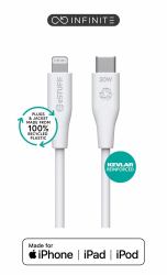 eSTUFF ES602270-BULK cable de conector Lightning 2 m Blanco 