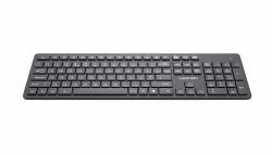 eSTUFF GLB211302 teclado Oficina USB QWERTY Inglés del Reino Unido Negro  - versión extranjera